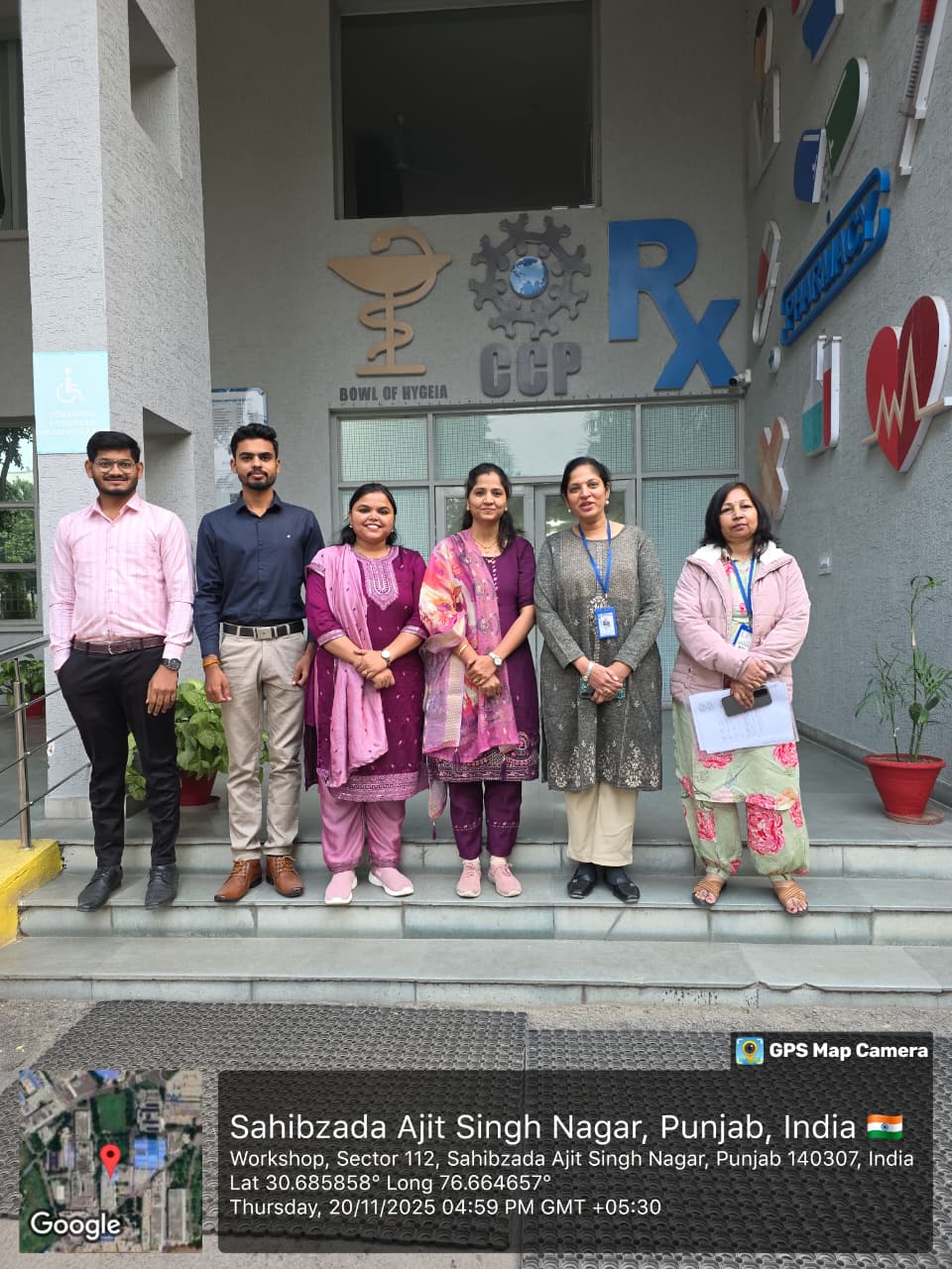 Faculty Exchange Visit – Chandigarh College of Pharmacy, Landran (Punjab) Faculty members from Smt. Shardchandrika Suresh Patil College of Pharmacy, Chopda - Dr. Rupali Milind Patil, Mrs. Nalini More,